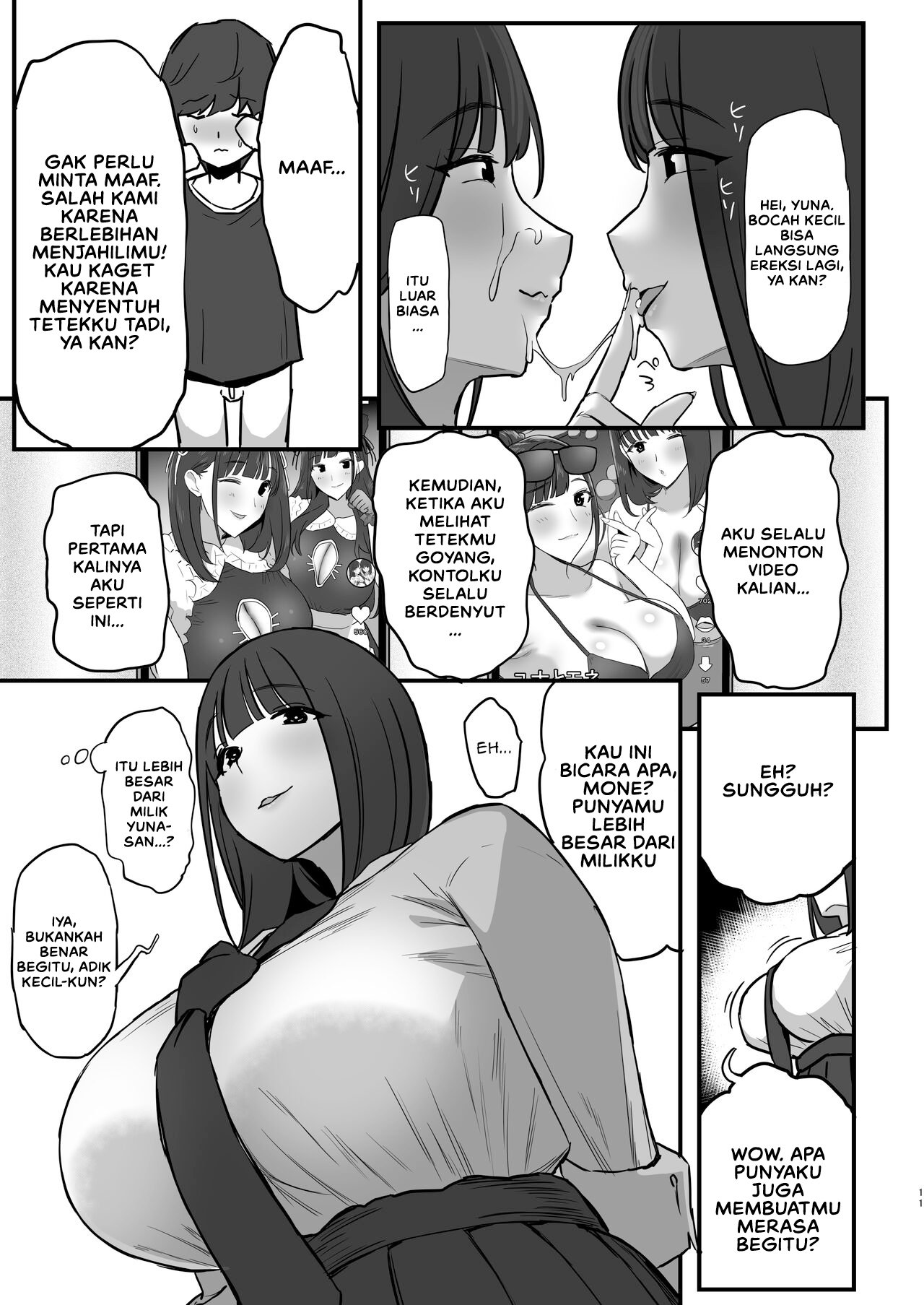Onee-chan no Tomodachi no JK Tiktoker ni Takusan Paizuri sareru Hon - Chapter 1 14