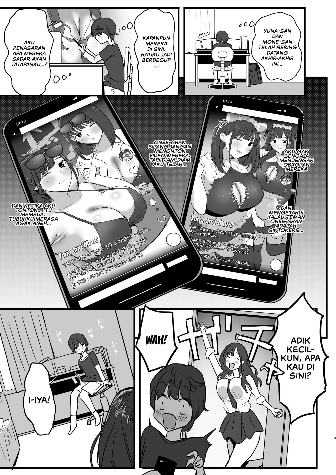 Onee-chan no Tomodachi no JK Tiktoker ni Takusan Paizuri sareru Hon - Chapter 1 6
