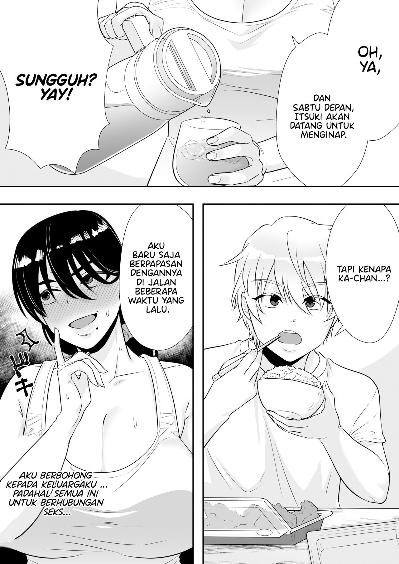Kimottama Kaa-chan ~Genki Mama ga Boku no Dekachin ni Ochiru made~ - Chapter 2 47