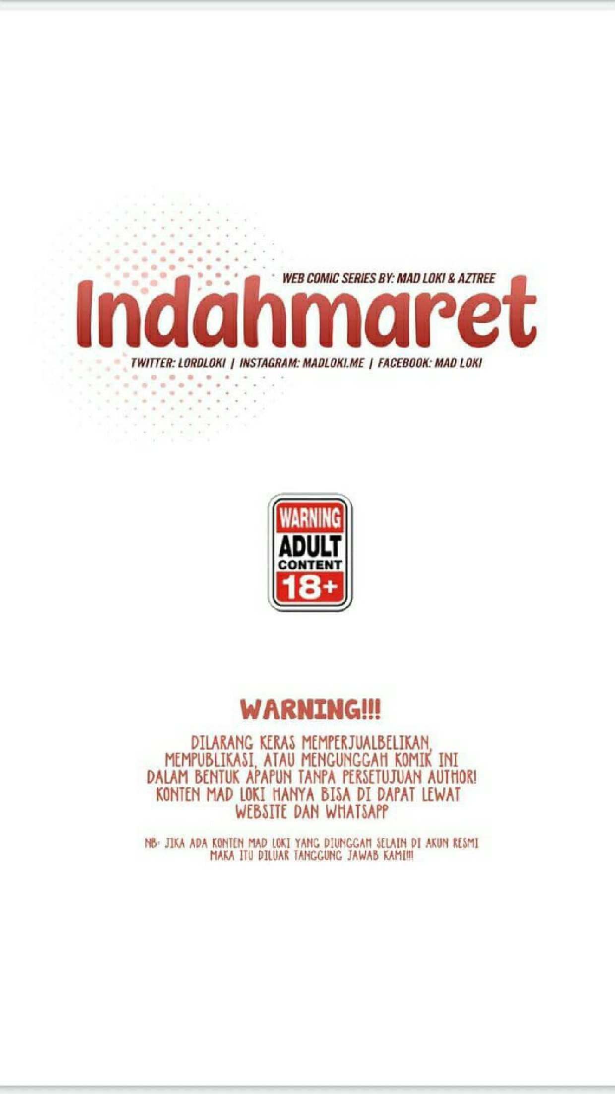 Madloki Indahmaret - Chapter komik madloki indahmaret artbook 1
