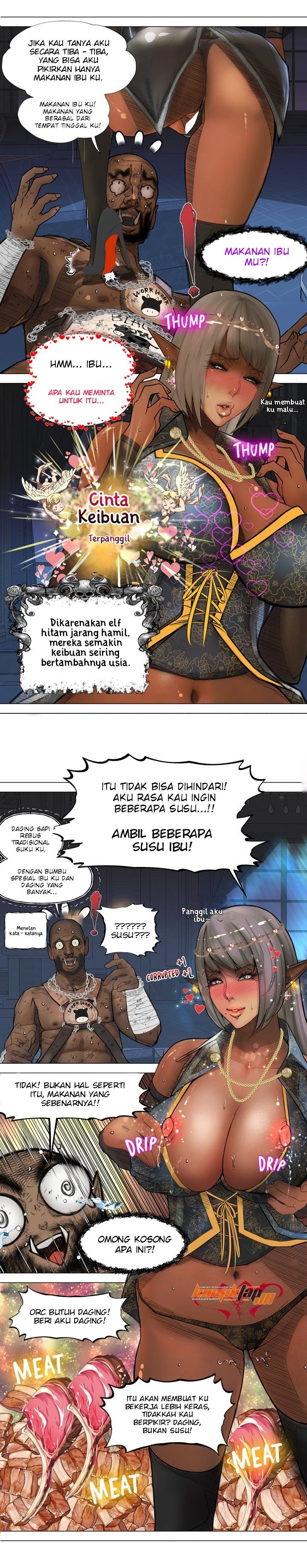 The Dark Elf Queen and the Slave Orc - Chapter 6 8
