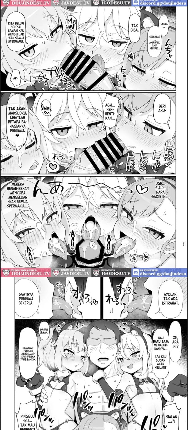 Mesugaki Succubus tachi ni Shiboritorareru - Chapter 01 17
